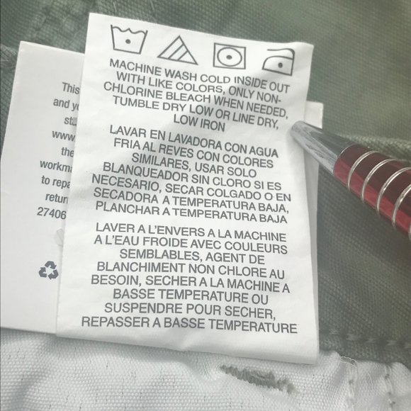 Lee Women's 14M Hi-Rise Regular Fit Deeplichengreen Utility Short New With Tags - Picture 7 of 13